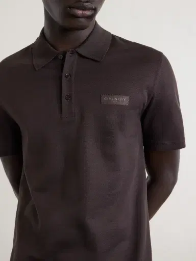Givenchy Logo-Appliquéd Cotton-Piquéd Polo Shirt - Men | Thumbnail 5 Givenchy Logo-Appliquéd Cotton-Piquéd Polo Shirt - Men | Thumbnail 5