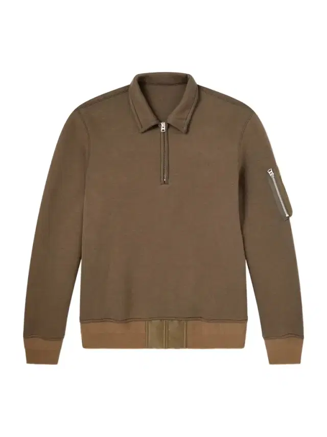 Sacai Cotton-Blend Half-Zip Sweater - Men