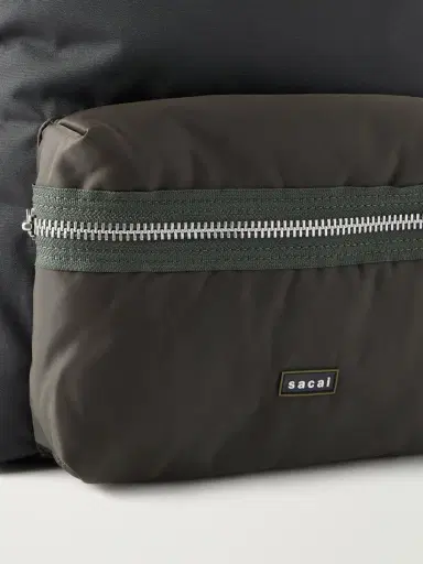 Sacai Logo-Appliquéd Shell Backpack - Men | Thumbnail 5 Sacai Logo-Appliquéd Shell Backpack - Men | Thumbnail 5