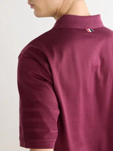 Thom Browne Cotton-Jersey Polo Shirt - Men | Thumbnail 5 Thom Browne Cotton-Jersey Polo Shirt - Men | Thumbnail 5