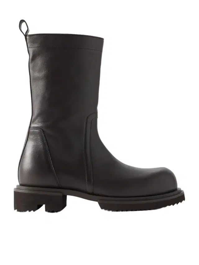 Rick Owens Creeper Gabe Washed Leather Lace-Up Boots - Men
