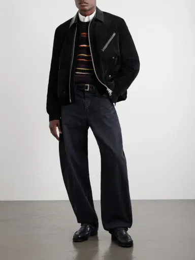 Sacai Wide-Leg Belted Jeans - Men | Thumbnail 2