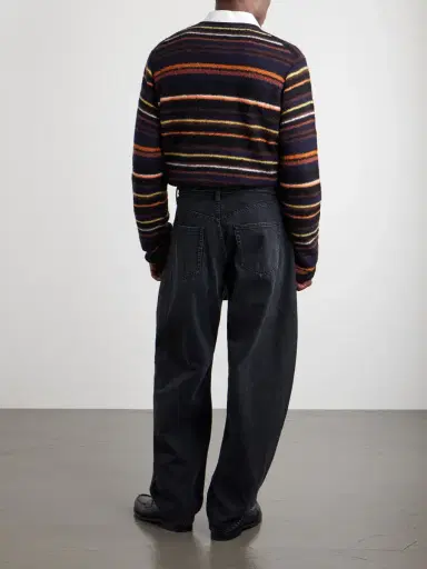 Sacai Wide-Leg Belted Jeans - Men | Thumbnail 4
