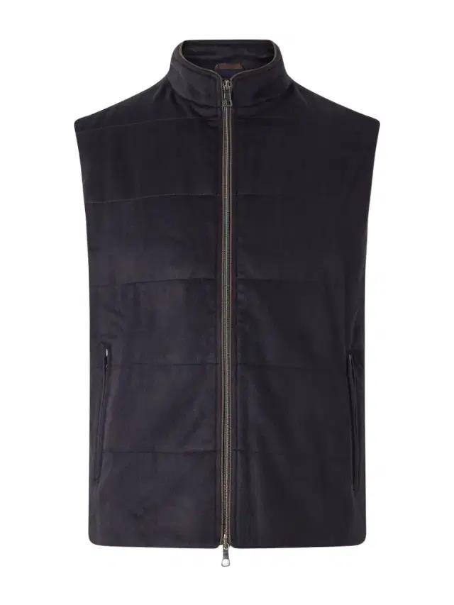 N.Peal Belgravia Cotton-Trimmed Cashmere Vest - Men