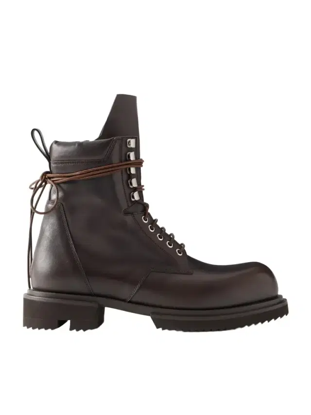 Rick Owens Army Gabe Leather Lace-Up Boots - Men