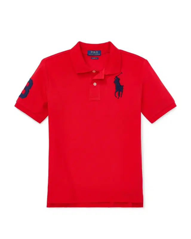 Polo Ralph Lauren Boy 's Big Pony Mesh Knit Polo