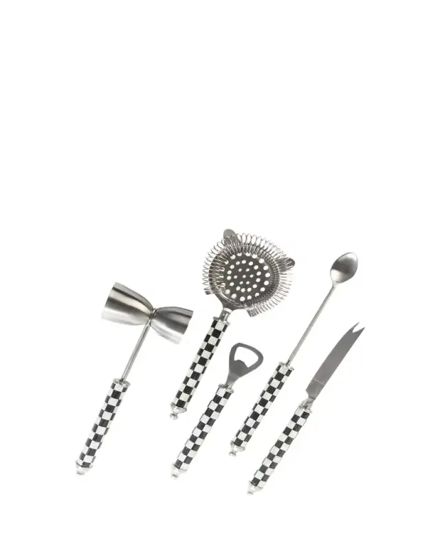 MacKenzie-Childs Courtly Check Bar Tool Set