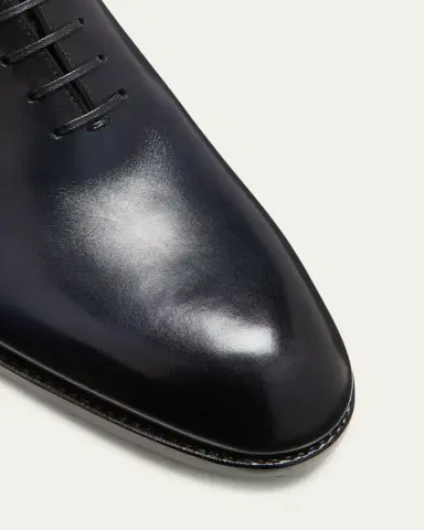 Ferragamo Men's Angiolo Wholecut Leather Oxfords | Thumbnail 5
