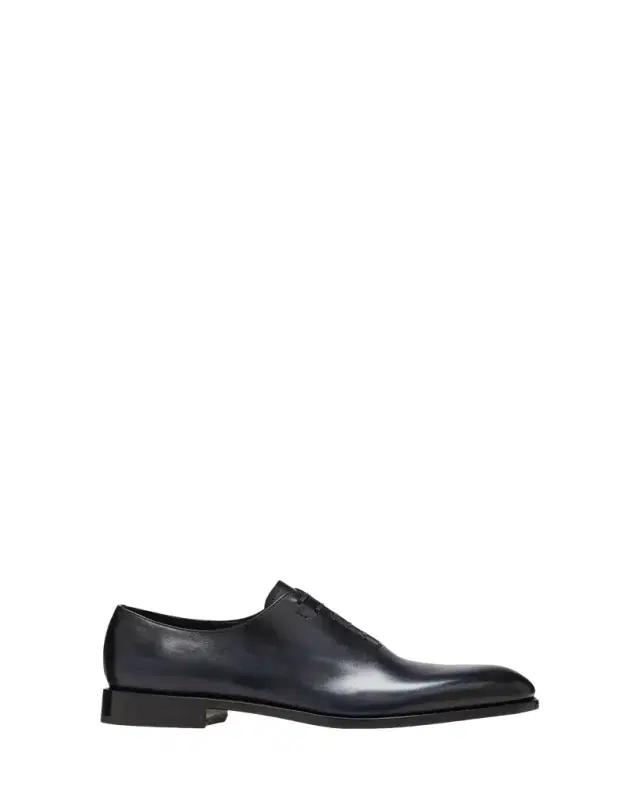 Ferragamo Men's Angiolo Wholecut Leather Oxfords