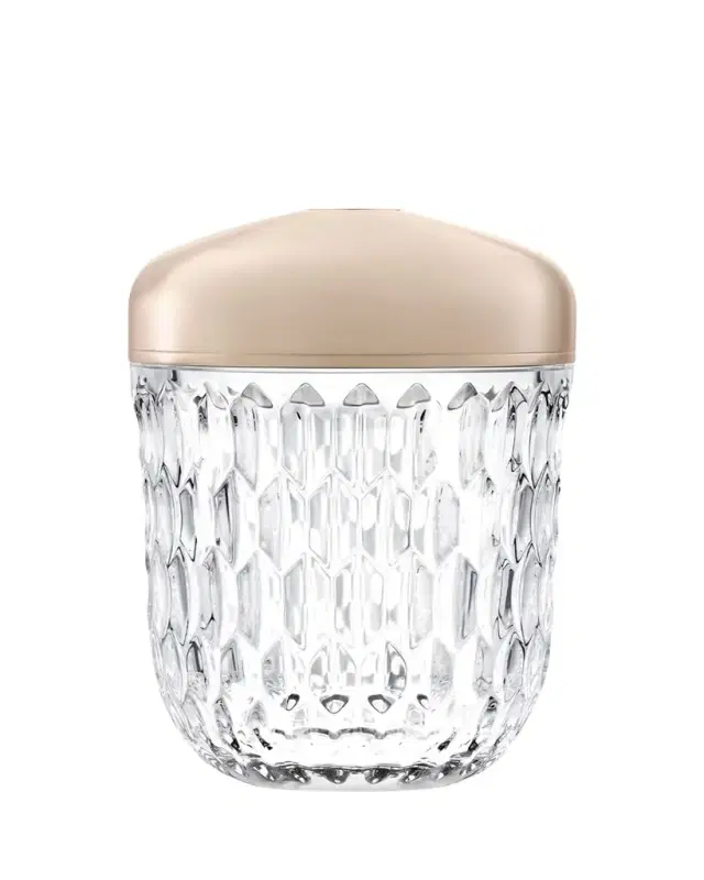 Saint Louis Crystal Folia Mini Portable Lamp, Champagne