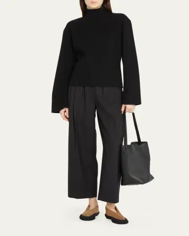 The Row N/S Park Tote Medium in Lux Grained Calfksin | Thumbnail 5