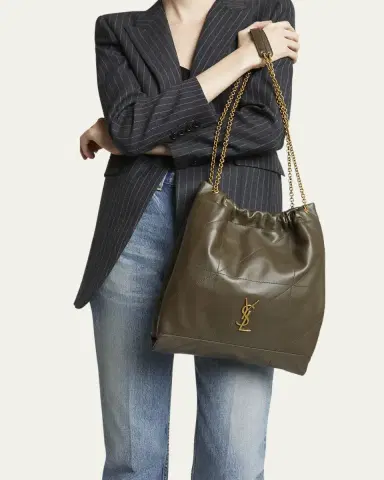Saint Laurent Jamie 4.3 Pochon YSL Shoulder Bag in Quilted Leather | Thumbnail 9
