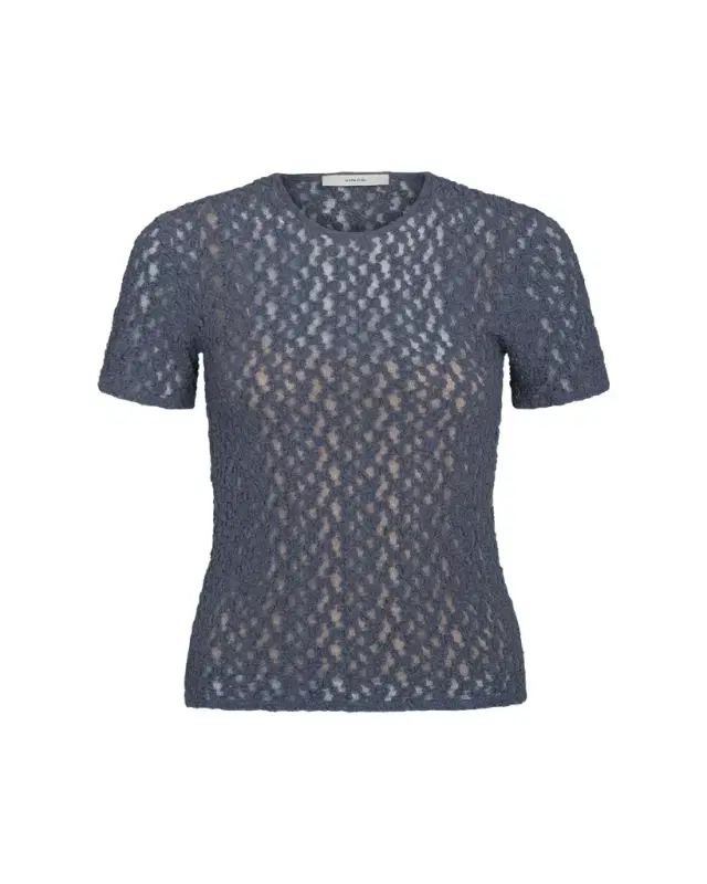 Vince Short-Sleeve Floral Smocked Top