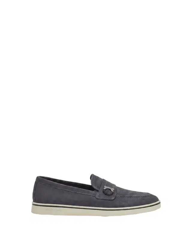Ferragamo Men's Tancredi Suede Boat Shoe Loafers