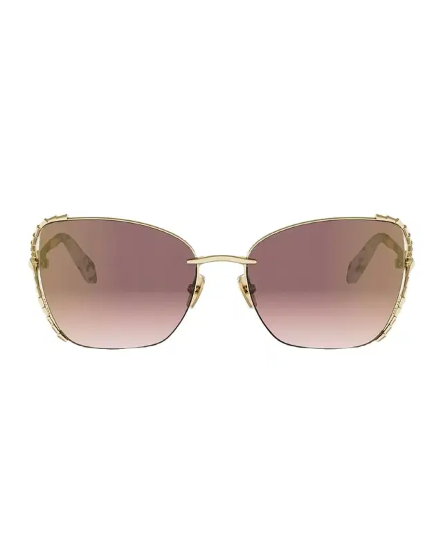 BVLGARI Serpenti Viper 56mm Butterfly Sunglasses