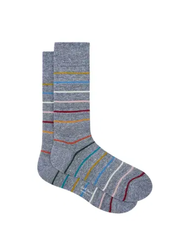 Paul Smith Men's Block Signature Stripe Crew Socks | Thumbnail 1