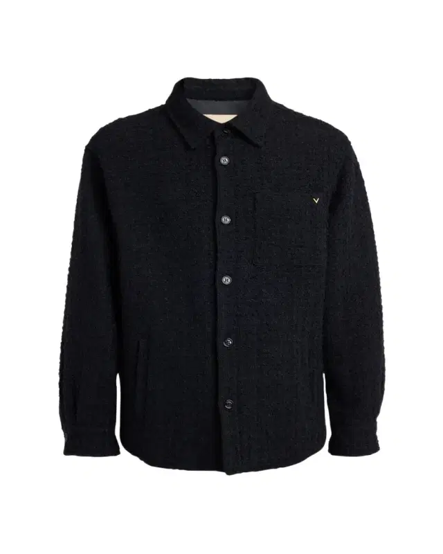 Valentino Garavani Men's Cotton Boucle Tweed Overshirt