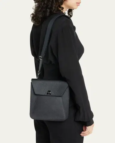 Akris Anouk Small Leather Messenger Bag | Thumbnail 2