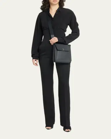 Akris Anouk Small Leather Messenger Bag | Thumbnail 5