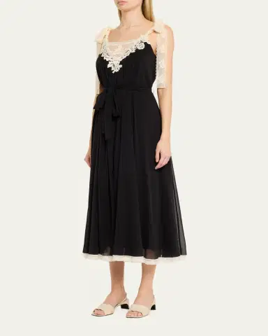 Zimmermann Roselight Lace Slip Midi Dress | Thumbnail 4 Zimmermann Roselight Lace Slip Midi Dress | Thumbnail 4