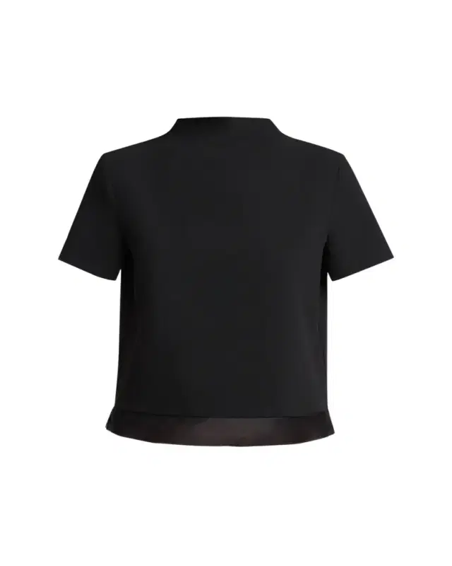 Jil Sander Textured Wool Back-Cutout Crewneck Sweater