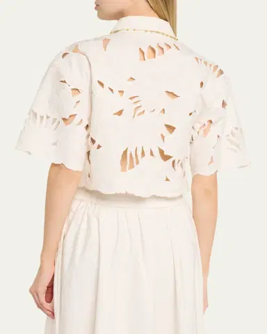 Zimmermann Mahon Embroidered Blouse | Thumbnail 3