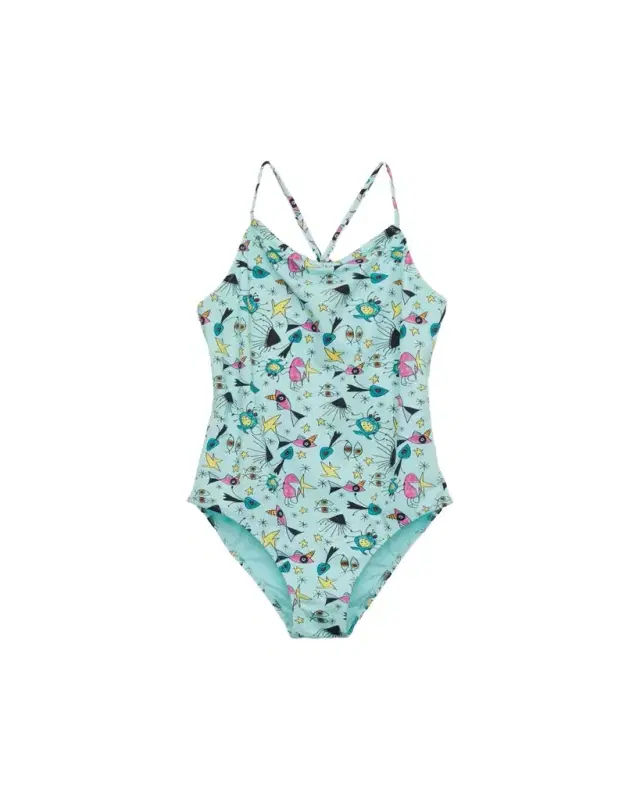 Vilebrequin Girl's Aquatic Carnival One-Piece Swimsuit, Size 2-14
