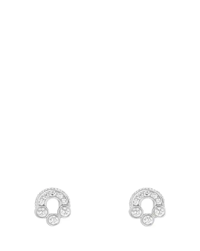 Viltier Magnetic 18K White Gold & 0.66 TCW Diamond Stud Earrings