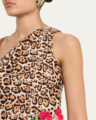 Saloni Madeline Printed One-Shoulder Top | Thumbnail 5 Saloni Madeline Printed One-Shoulder Top | Thumbnail 5