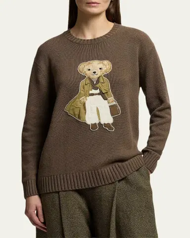 Ralph Lauren Collection Pre-Fall Polo Bear Cashmere Sweater | Thumbnail 4