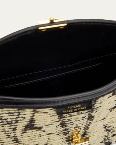 TOTEME T-Lock Mini Paisley Clutch | Thumbnail 4 TOTEME T-Lock Mini Paisley Clutch | Thumbnail 4