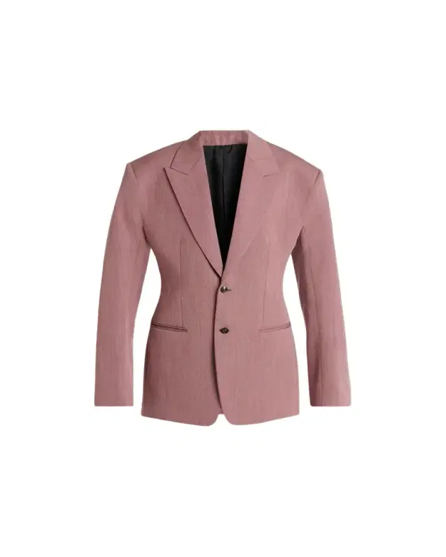 Bottega Veneta Oversized Wool-Linen Single-Breasted Jacket