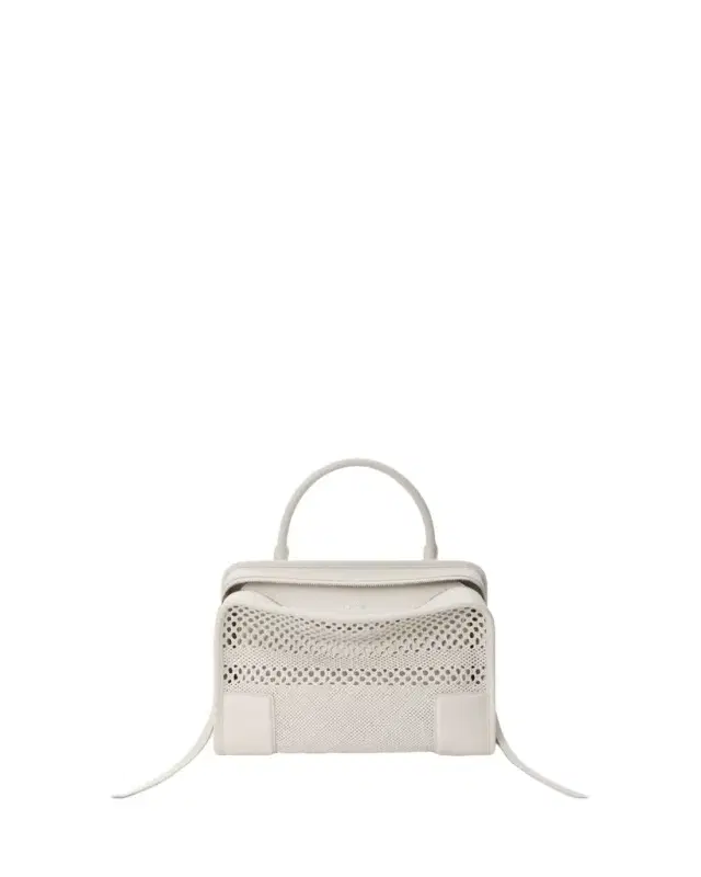 Loewe Amazona 180 Medium Woven Leather Top-Handle Bag