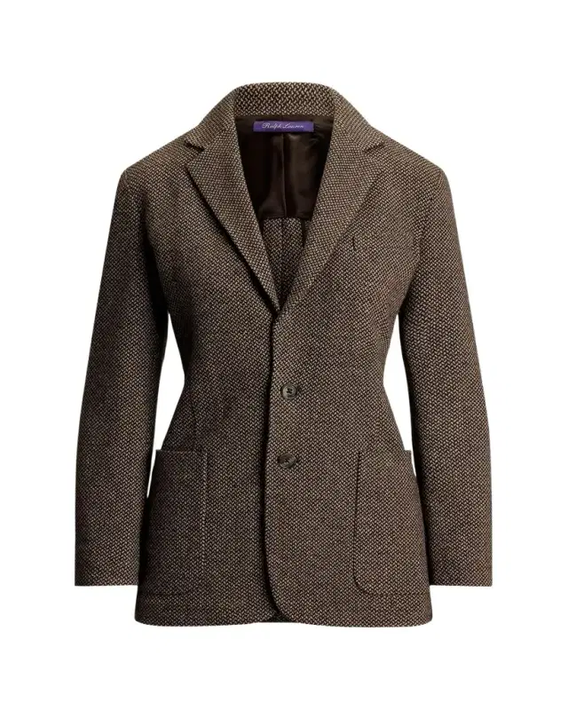 Ralph Lauren Collection Hailey Broken-Twill Jersey Jacket