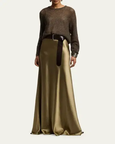 Ralph Lauren Collection Masina Satin Skirt | Thumbnail 2