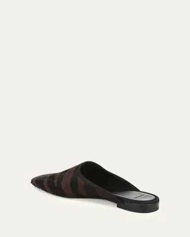 Vince Dakota Zebra Calf Hair Mules | Thumbnail 3