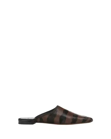 Vince Dakota Zebra Calf Hair Mules | Thumbnail 1