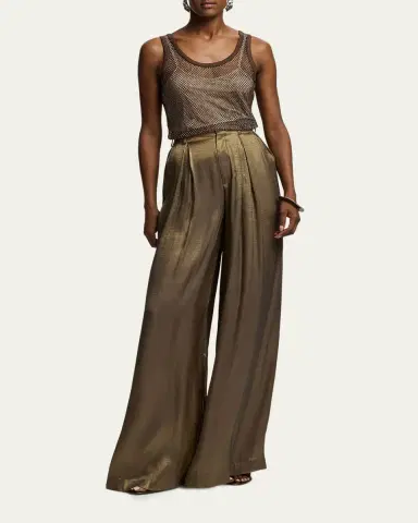 Ralph Lauren Collection Melony Embellished Mesh Tank Top | Thumbnail 2