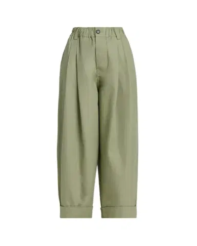 Marni Pleated Canvas Wide-Leg Pants | Thumbnail 1 Marni Pleated Canvas Wide-Leg Pants | Thumbnail 1