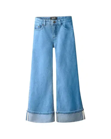 Molo Girl's Aleen Wide-Leg Jeans, Size 4-7 | Thumbnail 1