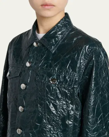 Marni Glossy Crinkled Jacket | Thumbnail 5 Marni Glossy Crinkled Jacket | Thumbnail 5