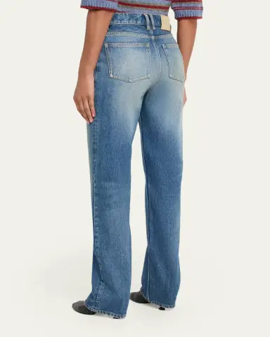 Proenza Schouler Tabetha High-Waisted Straight Jeans | Thumbnail 3 Proenza Schouler Tabetha High-Waisted Straight Jeans | Thumbnail 3