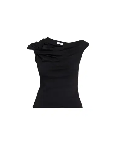 A.L.C. Cece Twisted Knit Tee | Thumbnail 1 A.L.C. Cece Twisted Knit Tee | Thumbnail 1
