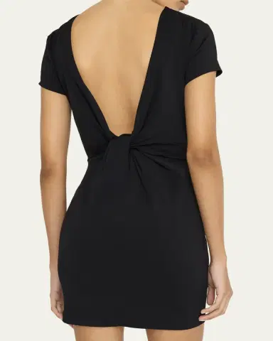 Frame x Alexandra LeClerc The Monaco Mini Dress | Thumbnail 3 Frame x Alexandra LeClerc The Monaco Mini Dress | Thumbnail 3