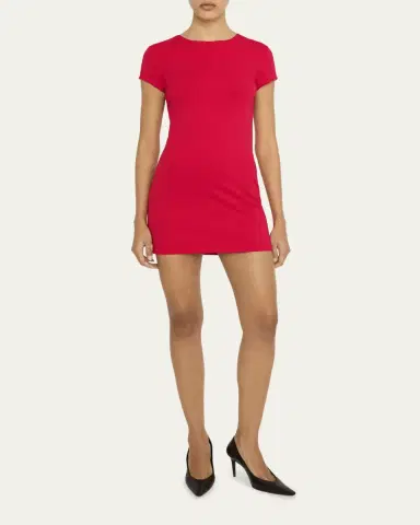 Frame x Alexandra LeClerc The Monaco Mini Dress | Thumbnail 7 Frame x Alexandra LeClerc The Monaco Mini Dress | Thumbnail 7