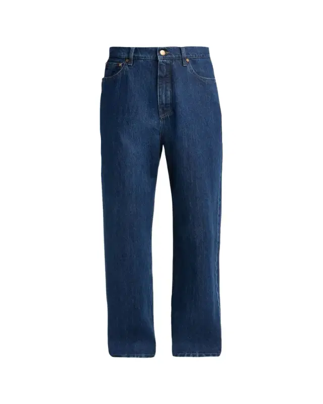 Jil Sander Men's Straight-Leg Denim Trousers