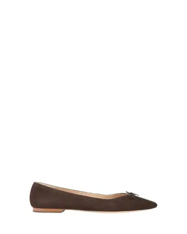 Veronica Beard Cailey Suede Ballerina Flats | Thumbnail 1
