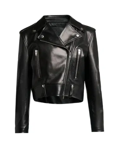 Balenciaga Leather Sack Biker Jacket | Thumbnail 1 Balenciaga Leather Sack Biker Jacket | Thumbnail 1