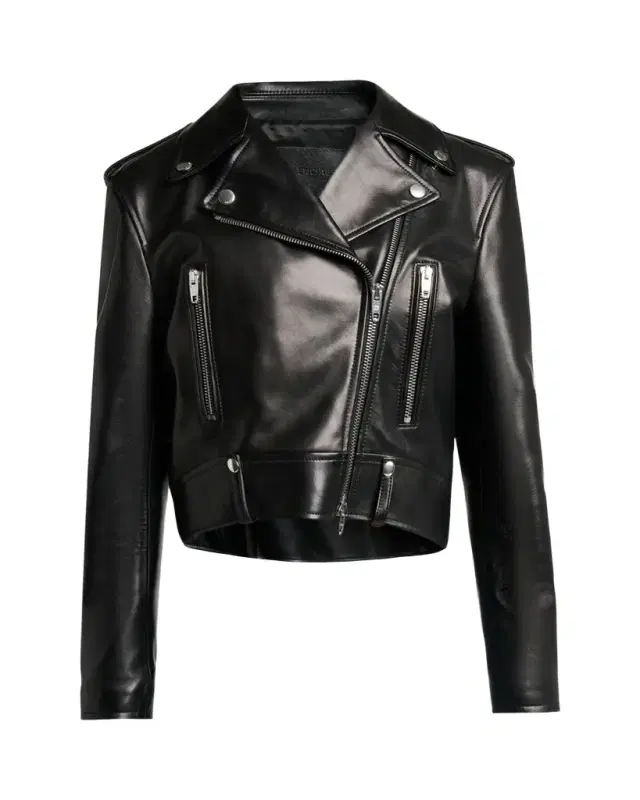 Balenciaga Leather Sack Biker Jacket