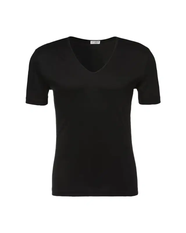 Zimmerli Men's Sea Island V-Neck Cotton T-Shirt